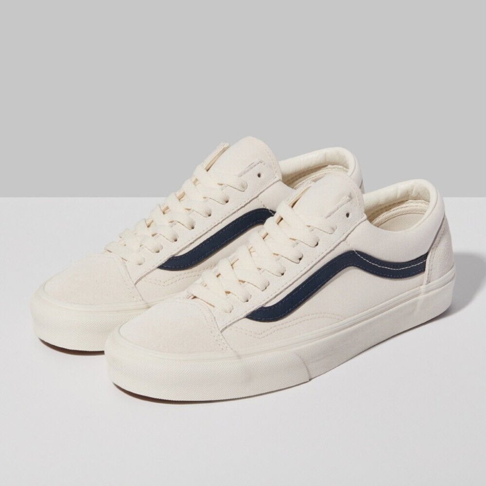 New Vans Style 36 Marshmallow/Dress Blues "Size 11.5" "NEW WITH BOX"